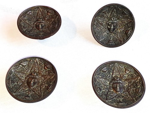 Anciens boutons meuble - boutons, de