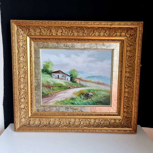 Huile sur toile - , de