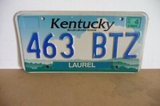 plaque immatriculation usa Kentucky 2003 license plate old americaine Laurel
