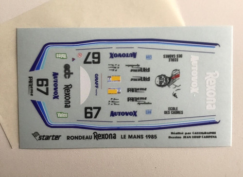 Decal set décalcomanie - decal,