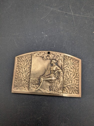 Art nouveau plaque médaille - plaque,