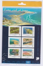 (USA) COLLECTOR 6 TIMBRES ENTRE CIEL ET TERRE  NEUF** L'ART DES GENTS COL6