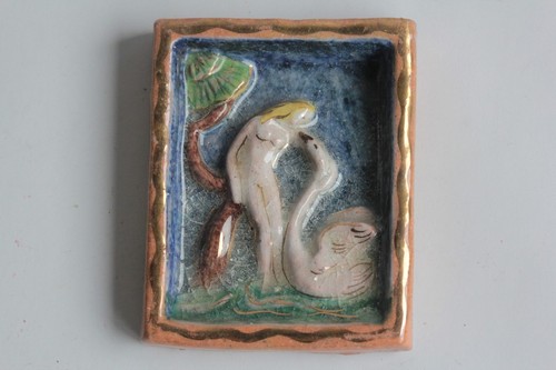 Bas relief terre cuite - bas,
