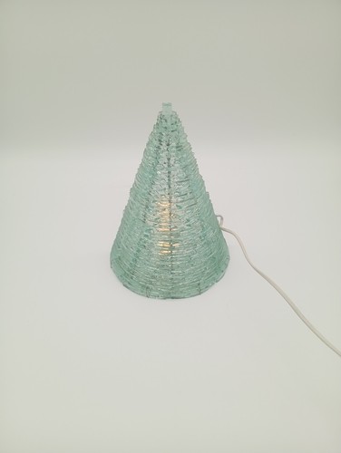 Lampe pyramide tessons verre - lampe,