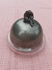 beurrier rond en verre et