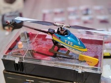 helicoptère RC align t 15 avec enorme lot de pièces neuves