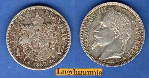 Franc napoléon iii 1867 a - franc,