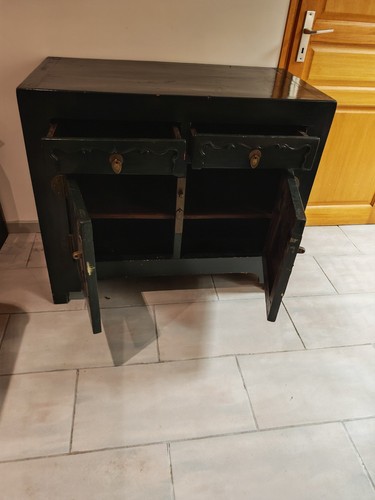 Buffet asiatique ancien - ancien, vert
