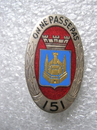 Ancien insigne email regiment - email,