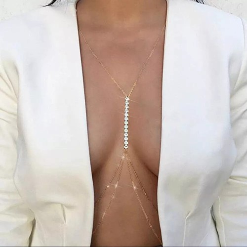 Collier long pour - collier, seins