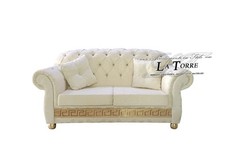 Canapé 2 Places Rete Et Matelas Chesterfield Moderne En Écaille Ou Velours