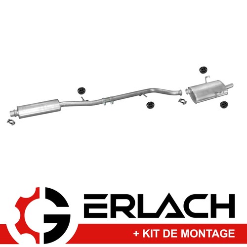 Echappement silencieux pour