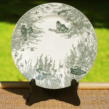 Assiette plate ancienne en