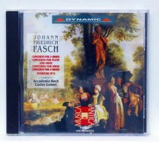GIUSEPPE NALIN, MARCO CERA - FASCH oboe & flute concertos - DYNAMIC CD NM