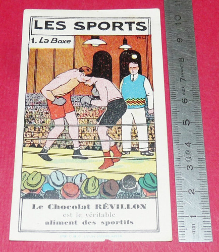 Chromo 1931 chocolat - 1931, revillon