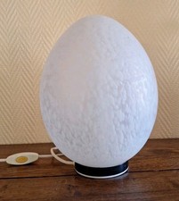 lampe oeuf année 70 en verre