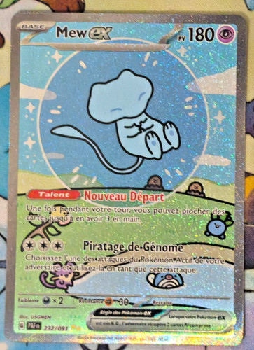 Carte pokémon mew 232 - mew, 232/091