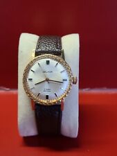 Magnifique montre homme SELHOR Antichoc 17 rubis Pl Or fonctionne 