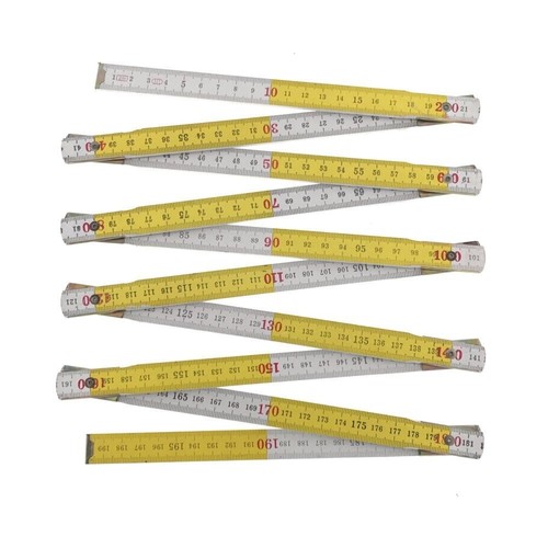 Règle pliante bois 2 - règle,