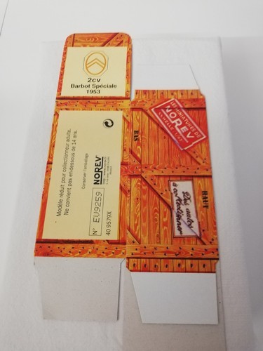 Boite vide carton norev - boite,