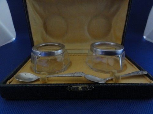 Paire salerons cristal - paire,
