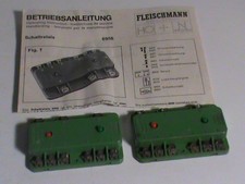 lot 2 blocs commande HO FLEISCHMANN 6956/2 BLOCS VERT + NOTICE