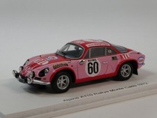 ALPINE A110 #60 RALLYE MONTE