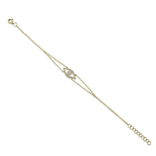 14k jaune evil tout seeing - 14k,