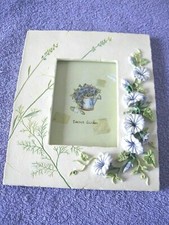 Cadre photo SECRET GARDEN Fleurs en relief Volubilis - Frame Floral Photo
