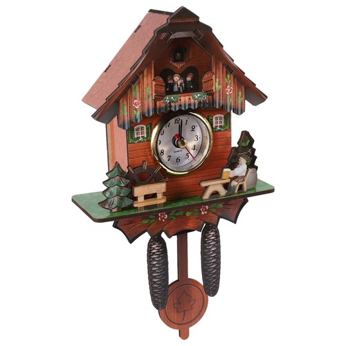 Horloge murale coucou - 1x(horloge,
