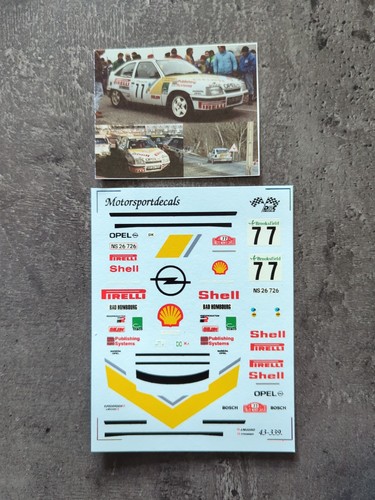 Decalque decal opel kadett - decalque,