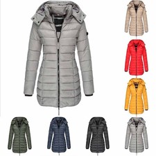 Femmes Matelassé Hiver Manteau Chaud Doudoune Imperméable à Capuche Parka Veste