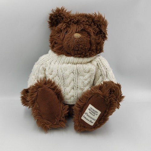 Peluche ours marron pull - , laine