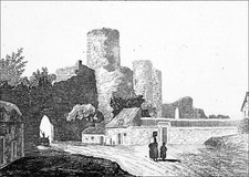 BERRY - RUINES du CHÂTEAU de