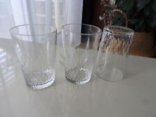 3 anciens verres a vin rouge