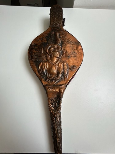 Ancien soufflet cheminée - soufflet, de