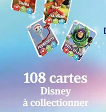 à partir de 0,30 € la carte Disney Leclerc 2025 à l'unité complète ton album