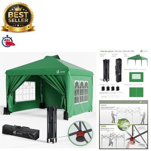 Vounot tonnelle jardin 3x3m - de,