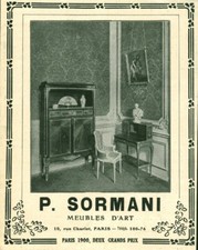 Publicité ancienne meubles