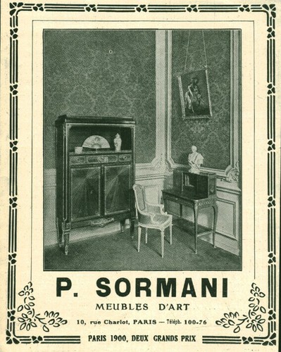 Publicité ancienne meubles