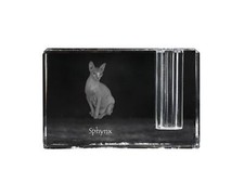 Sphynx porte plume cristal - porte-plume, en