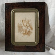 Joli Cadre Ancien Aux Angelots