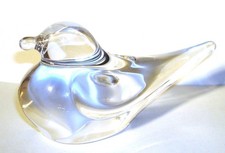 DAUM  oiseau en CRISTAL signé