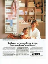 PUBLICITE ADVERTISING 126  1979   Acova  radiateur sèche serviette