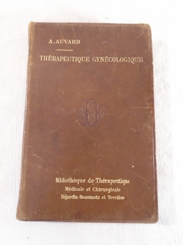 Therapeutique gynecologique - therapeutique,
