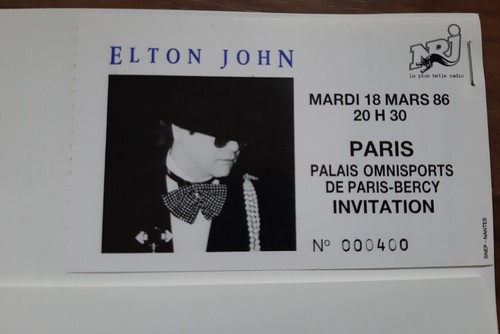 Ticket billet used stub - used, place