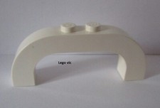 Lego 6183 Arch 1x6x2 White Arche Arrondi Blanc 5842 5895 10212 5961 MOC -B29