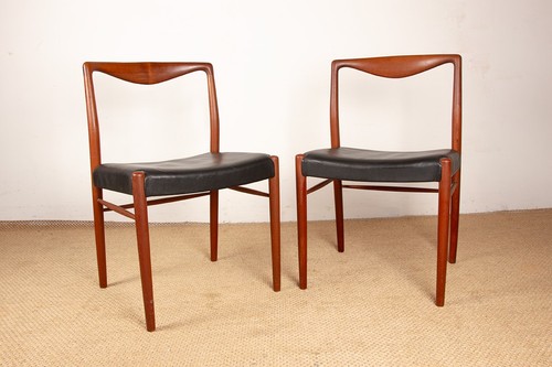 Paire chaises danoises - paire, de