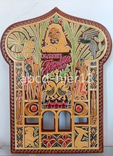 RARISSIME plaque publicitaire 40 cm céramique émaillée tabac CIGARETTES BRAZZA