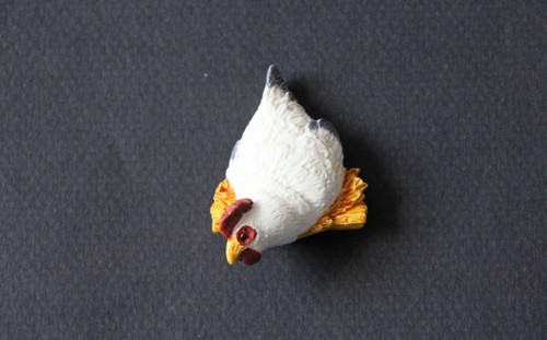 Magnets résine poule - résine, "poule